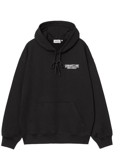 felpa hooded sean hamilton uomo nera CARHARTT WIP | I03637489.XX